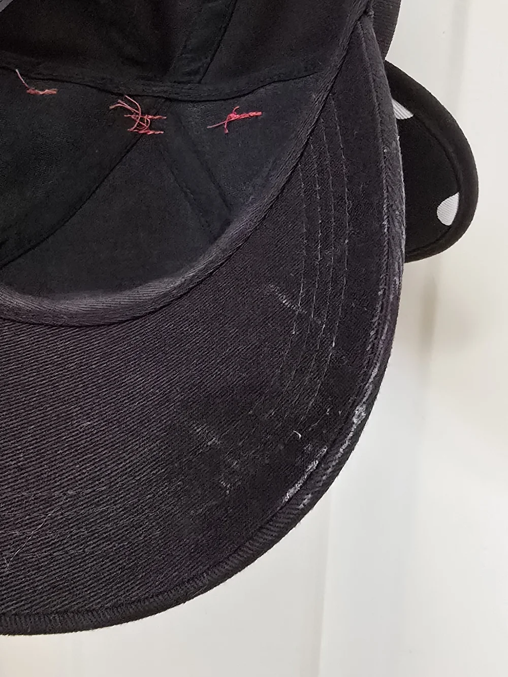 Disney Black Adult Cap with Red Bow and Character Ears